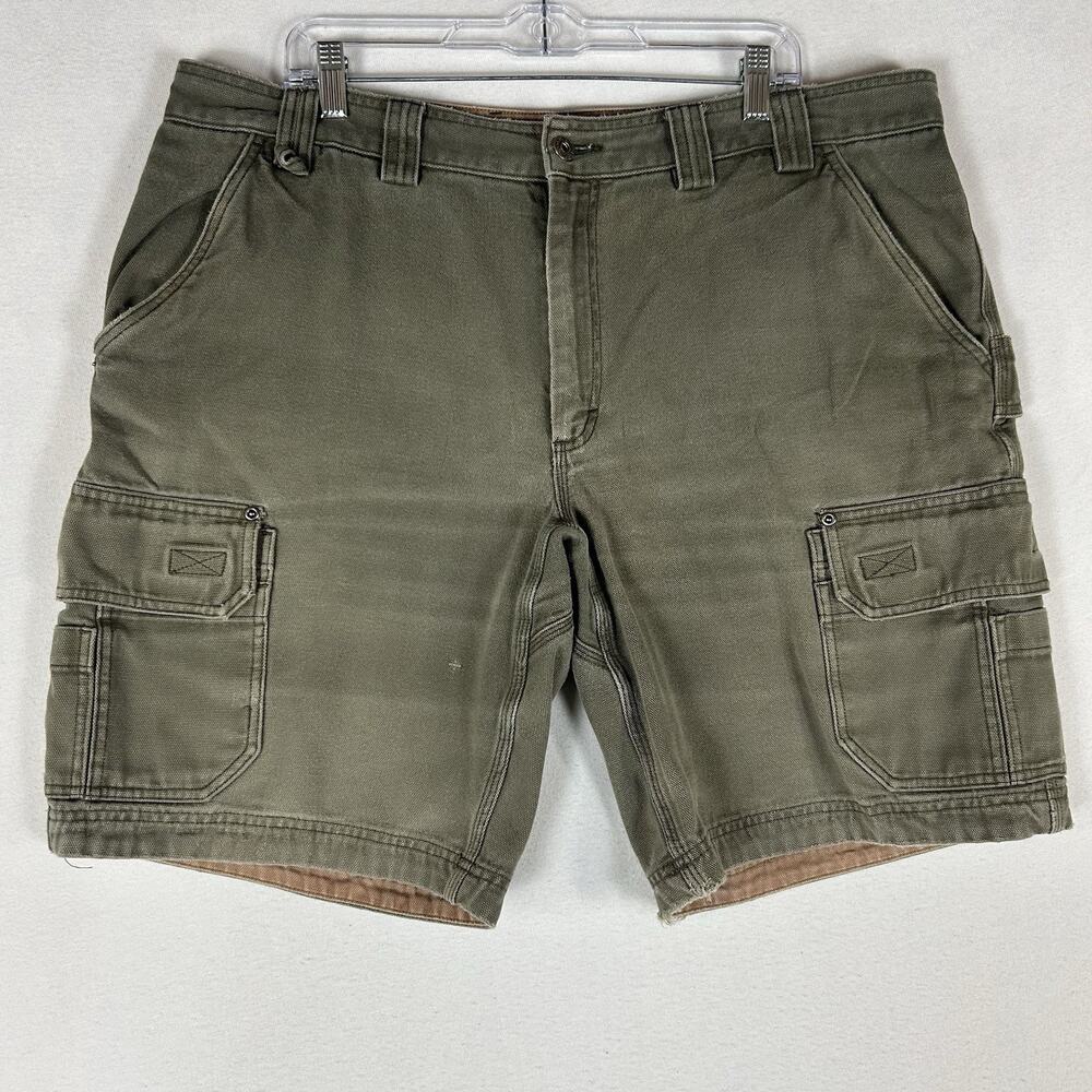 Duluth Trading Classic Cargo Shorts Men's Size 40 Outdoor Hiking Workwear Cotton